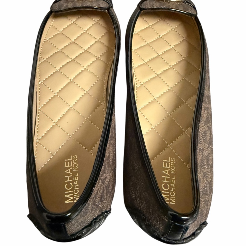 MICHAEL Michael Kors Lillie Logo Moccasins Flat 8.5M NIB - Picture 5 of 10